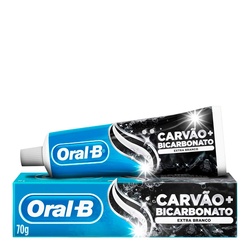 Creme Dental Oral B Extra Branco Carvao 70g