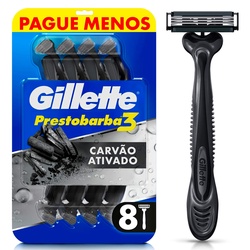 Aparelho Barba Presto 3 C.ativado C/8un L+p-