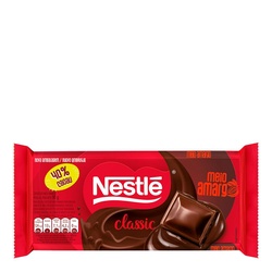 Choc Nestle 80g Classic Meio Amargo