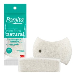 Esponja P/banho Ponjita Fibra Natural
