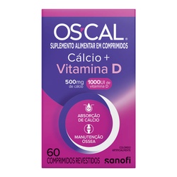 Oscal D 500mg+1000ui C/60cpr