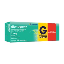 Dienogeste 2mg 30 Comp  Eurofarma