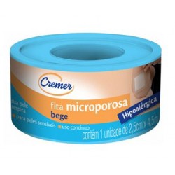 Fita Microporosa Bege Cremer 2,5 X 4,5m