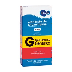 Clor Lercanidipino 10mg 30cpr Ems