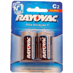Pilha Rayovac Alc Media C/2