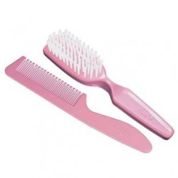 Conjunto Escova E Pente 964130 Rosa