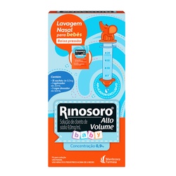 Rinosoro Alto Vol Baby 0,9% Sach+seringa