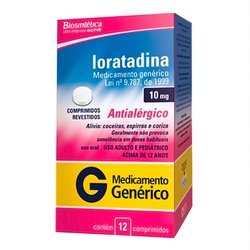 Loratadina 10mg C/12 Cprs Biosint