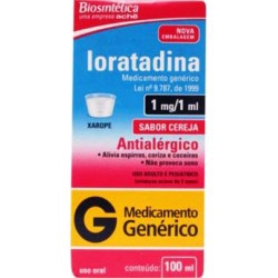 Loratadina 1mg Xarope 100ml Bio