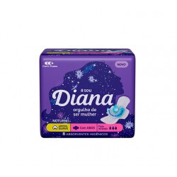 Absorvente Diana Noturno C/8