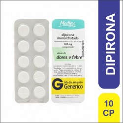 Dipirona Sodica 500mg C/10cprs Medley
