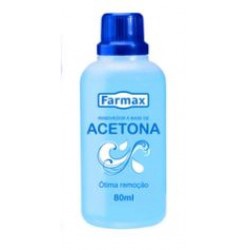 Removedor Farmax C/acetona 80ml