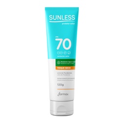 Protetor Sol Sunless Fps70 120gr Toque Seco