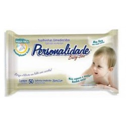 Toalha Umedecida Personalidade 50un