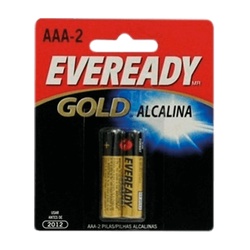 Pilha Eveready Gold Aaa-2 C/2