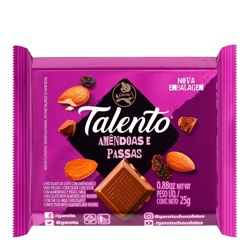 Talento Mini Amend E Passas 25g