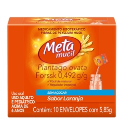 Metamucil C/10 Env 5,85g Laranja