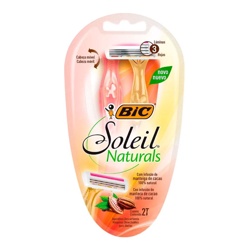 Aparelho Bic Fem Soleil Naturals C/2