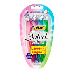 Aparelho Bic Fem Soleil Sortido Lv4 Pg3
