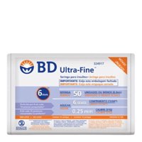 Seringa Bd Ins 10x10un Ag 6mm