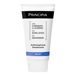 Desodorante Principia Antitransp 5% Acido Lat+5%