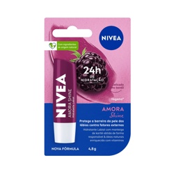 Protetor Labial Nivea Lip Cara Amora 4,8gr