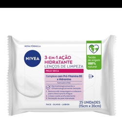 Lencos Limp Nivea C/25un Acao Hidratante
