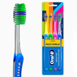 Escova Dental Oral B Collor Colection 4un