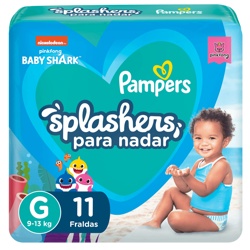 Fralda Banho Splashers M/g 10un