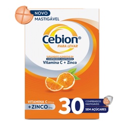 Cebion 500+5mg 30comp Mastigaveis