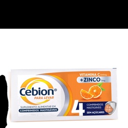 Cebion 500+5mg Env 4comp Mastigaveis