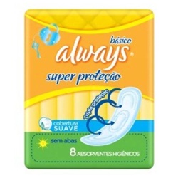 Absorvente Always Bas Suave S/abas C/8un