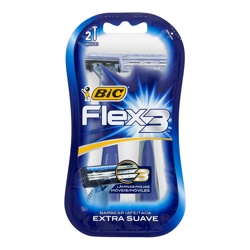 Aparelho Barb Bic Flex 3 Azul C/2