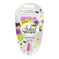 Aparelho Bic Fem Soleil Escaparelhoe C/3 Rosa/magnol