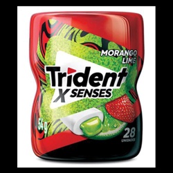 Trident Garrafa Morango/limao 56g