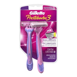 Aparelho Barba Presto 3 Fem Cm C/2un