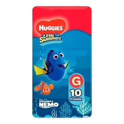 Fralda Huggies Praia/piscina G C/10un Swimm