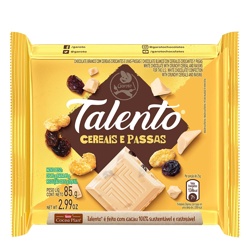 Talento Cereais E Passas 85g +