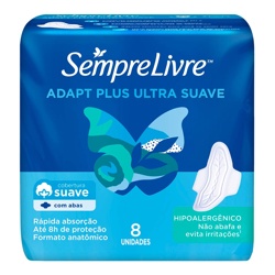 Absorvente S Livre Sv Adapt Plus Ultra C/ab C/8