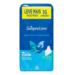 Absorvente S Livre Adap Plus C/absorvente C/16