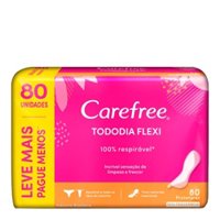 Absorvente Carefree Todo Dia Flex S/perf C/80