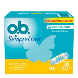 Absorvente Ob Medio Lv10/pg8