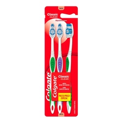 Escova Dental Colgate Classic Clean L3p2