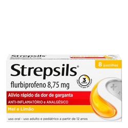 Strepsils Flurbiprofeno 8,75mg C/8past