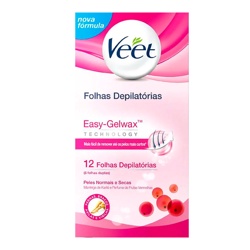 Cera Corp Veet C/12 Folhas