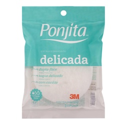 Esponja Banho Dupla Face Delicada