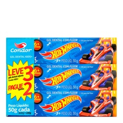 Gel Dental Condor Hot Weels 50g L3p2