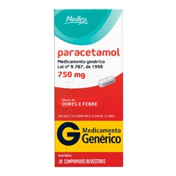 Paracetamol 750mg C/20cpr