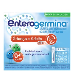 Enterogermina Plus 5ml C/ 5frascos