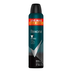 Desodorante Rexona Aero Men Invisible 250ml